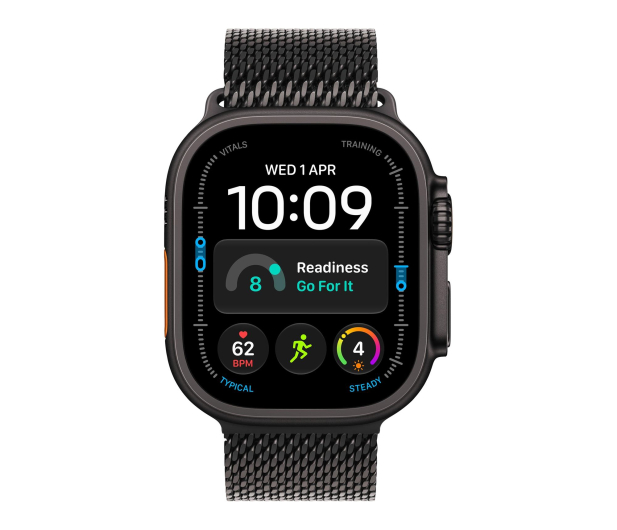 Apple Watch Ultra 4/Czarny Tytan/Czarny Tytan Mediolańska S - 1594113 - zdjęcie 2